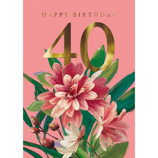 Picture of 40TH BIRTHDAY CARD